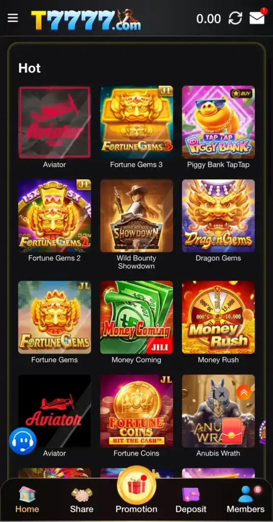 T7777 Game